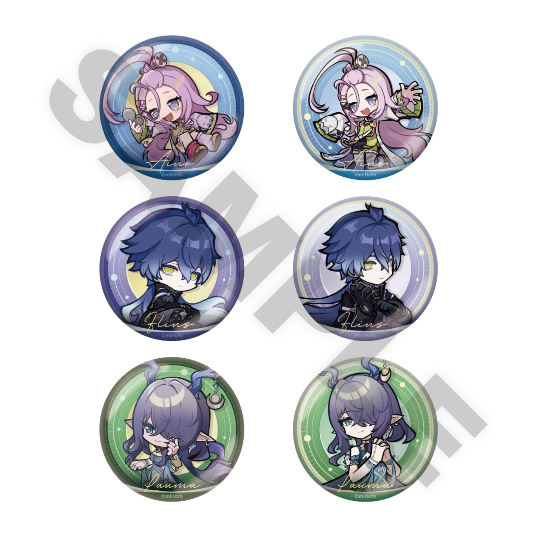 全6種ランダム トレーディング缶バッジ